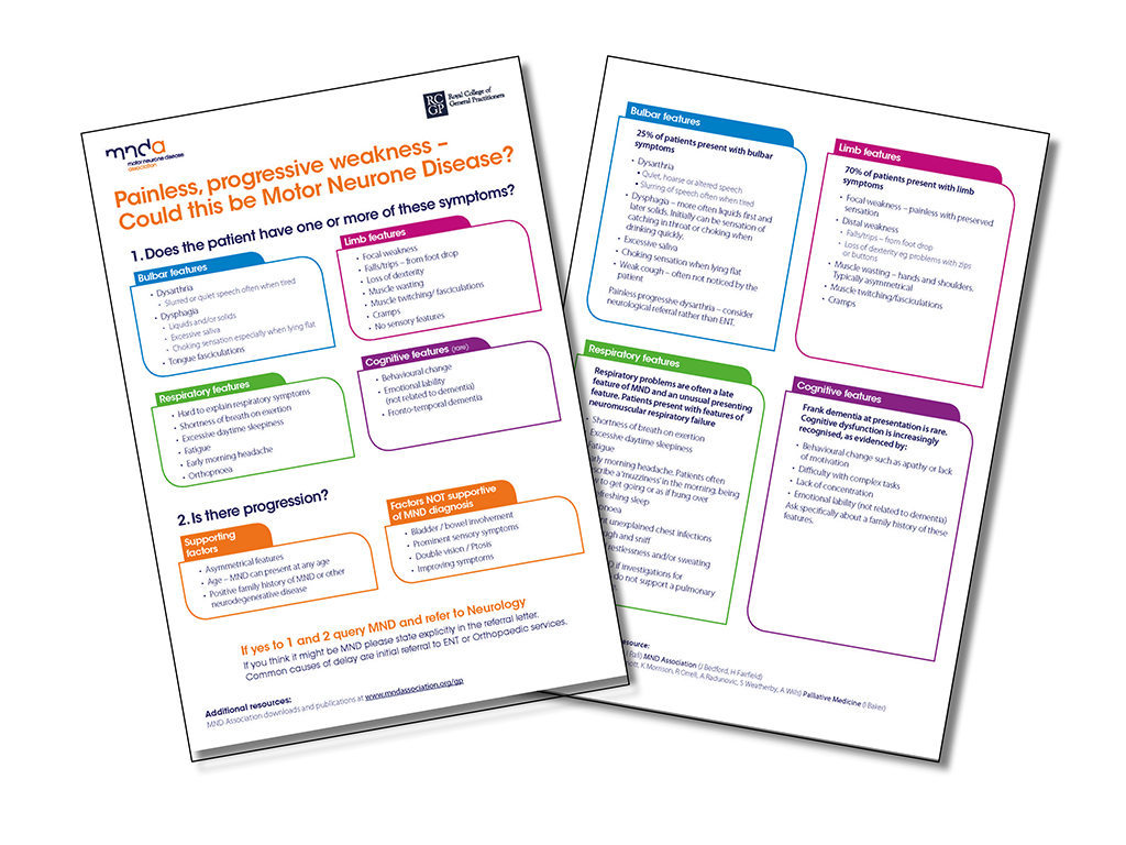 Red Flag diagnosis tool MND Association